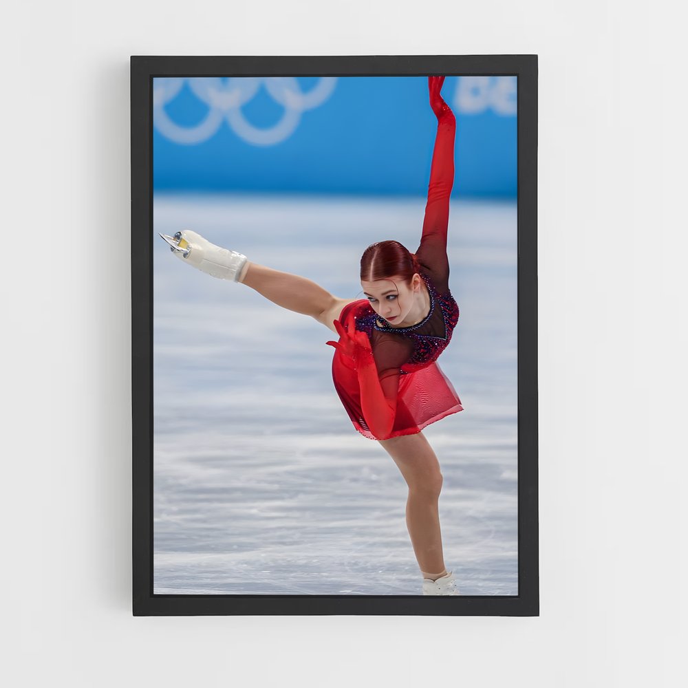 Poster Danse des Glaces – affiche Jeux Olympiques (vue 2)